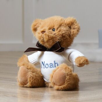 Personalised Keel Sherwood Small Teddy Bear Soft Toy, 5 of 11