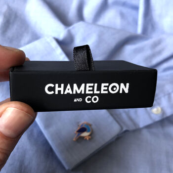 Blue Bird Cufflinks, 3 of 3