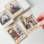 Set Of Four Wooden Photo Magnets, thumbnail 1 of 3