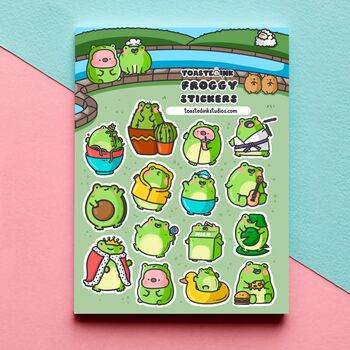 Frog Sticker Sheet, 2 of 6