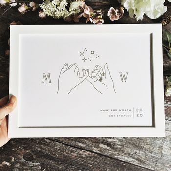 Our Promise Wedding, Engagement Or Anniversary Print, 2 of 8