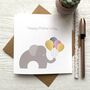 Elephant Happy Mother's Day Card, thumbnail 1 of 2