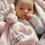 Personalised Pink Elephant Comforter And Blanket Set, thumbnail 2 of 12