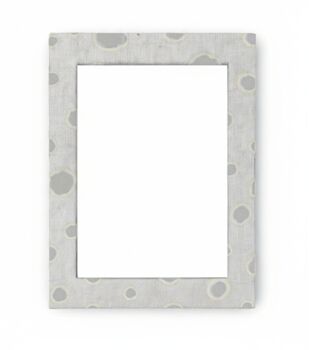 Upcycled Hand Painted Polka Dot Eco Wooden Photo Frame 5x7', 7 of 12