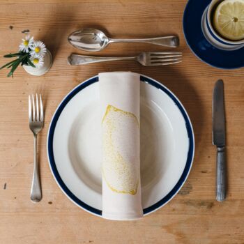 Lemon Napkin Gift Set, 2 of 2