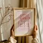 Little Women Art Print | Pink Book Lover Gift, thumbnail 8 of 11