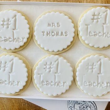 Thank You Teacher No.One Teacher End Of Term Biscuits, 6 of 10
