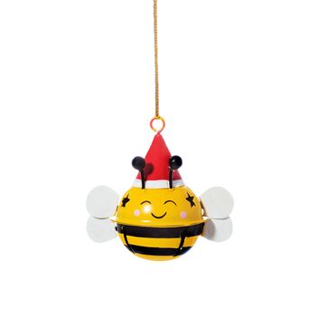 Bee Hanging Bell Decoration, 3 of 6