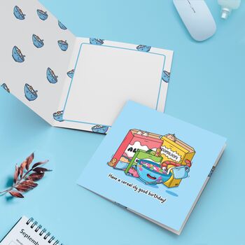 Cereal Birthday Card | Cute Greetings Card, 3 of 5