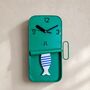 Sardine Clocks With Swinging Pendulum Choice Of Colours, thumbnail 6 of 6