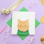 Christmas British Shorthair Cat Card, thumbnail 1 of 3