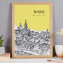 Personalised Seville Print, thumbnail 8 of 10