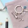 Personalized Medical Graduation Keyring Medical Student Gift, thumbnail 8 of 10