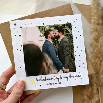 Personalised Husband Valentine's Day Photo Card, 2 of 2