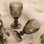 Set Of Four Grey Elephant Wine Goblets, thumbnail 3 of 6