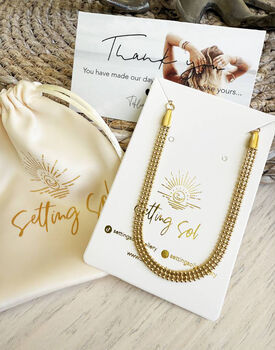 Athena Bracelet 18k Gold Plated Pvd Tarnish Free, 3 of 5