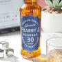 Personalised Metallic Birthday Whisky Bottle Labels, thumbnail 2 of 4