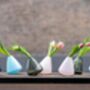 Tumbling Glass Vase Grey Transparent, thumbnail 4 of 7