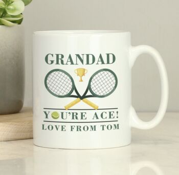 Personalised Tennis Mug Gift, 3 of 5