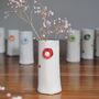 Personalised Stem Vase With Red Details, thumbnail 1 of 7