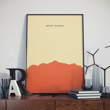 Mont Blanc, Print. Poster, 2 of 2