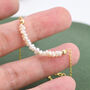 Sterling Silver Skinny Natural Pearl Bracelet, thumbnail 8 of 12