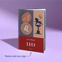 Leo Star Sign Gift Personalised Astrology Zodiac Book, thumbnail 2 of 8