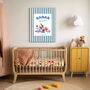 Babar Set Of Two Football Nursery Art Prints, thumbnail 3 of 5