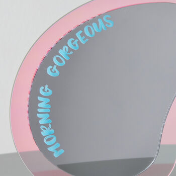 Personalised Bedside Table Affirmation Mirror, 5 of 8