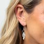 Sterling Silver Chandelier Style Drop Earrings, thumbnail 1 of 3