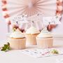 Afternoon Tea Cupcake Toppers, thumbnail 1 of 2