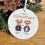 Merry Christmas Ornament Gift For Couples, thumbnail 7 of 7