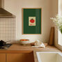 Tomato Stamp Kitchen Wall Art Print, thumbnail 6 of 8