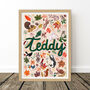 Woodland Animal Name Print Set, thumbnail 8 of 12