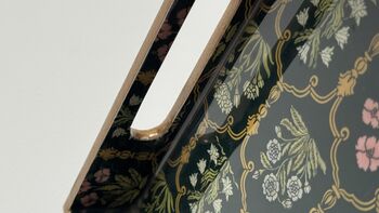 Wooden Serving Tray, Printed Square, 2 of 13