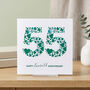 Love Hearts Emerald 55th Anniversary Card, thumbnail 3 of 3