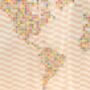 World Map Needlepoint Kit, thumbnail 8 of 8