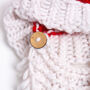 Santa's Hat And Beard Christmas Intermediate Knitting Kit, thumbnail 8 of 12