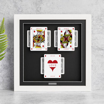 The Perfect Match Personalised King And Queen Gift Frame, 4 of 12