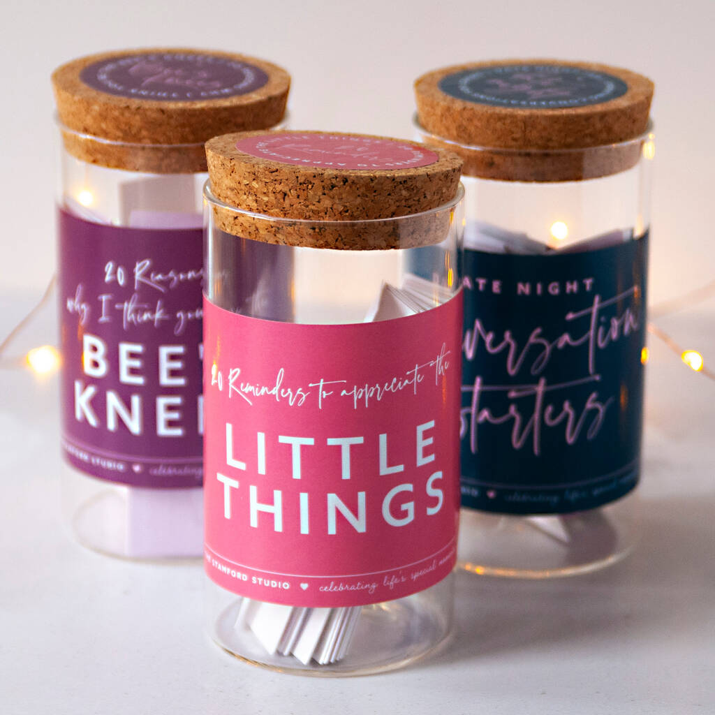 20 Reminders To Appreciate The Little Things Gift Jar By The Stamford