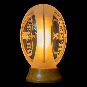Crystal Rugby Ball Light, 8 of 12