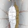 Wooden Feather Remembrance Decoration, thumbnail 2 of 2