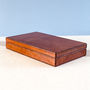 Personalised Leather Cufflink Box Large, thumbnail 3 of 11