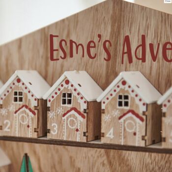 Fill Your Own Personalised House Advent Calendar, 2 of 6
