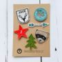 Personalised Woodland Patch Set, thumbnail 1 of 1