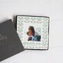 Personalised Birth Flower Ceramic Tile With Photo, thumbnail 10 of 12