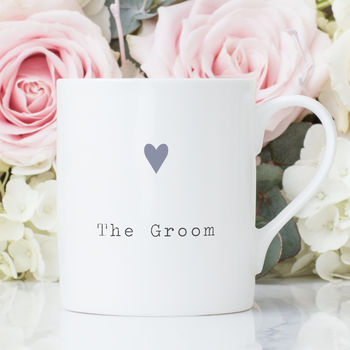 The Groom Teacup And Saucer Wedding Gift, 2 of 5
