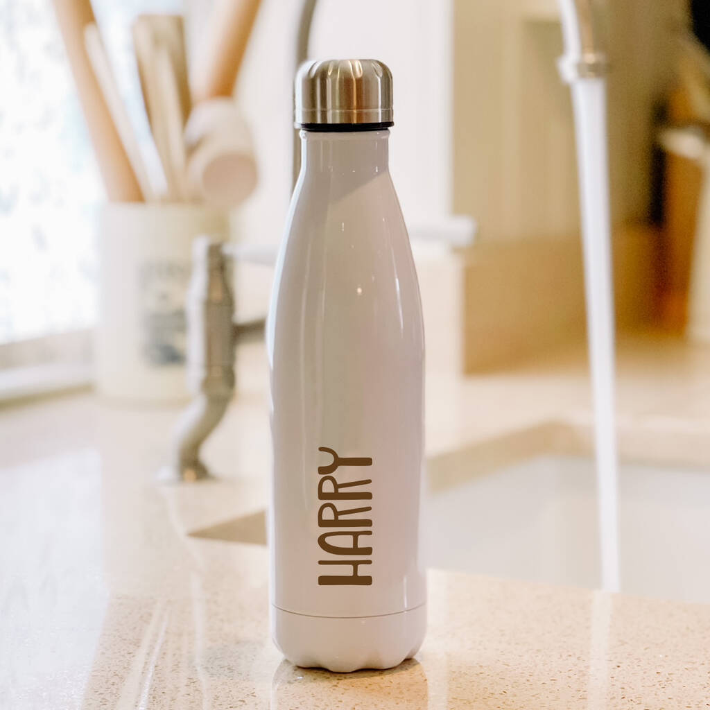 Personalised Luxury 'Back To School' Water Bottle