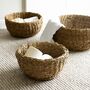 Round Seagrass Storage Baskets, thumbnail 3 of 4