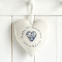 Personalised Wedding Hanging Heart Gift, thumbnail 3 of 12